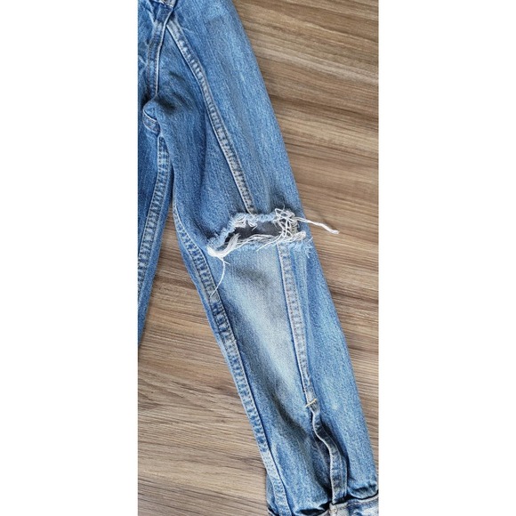 Levi's Custom Nipsey Hussle TMC Distressed Denim Trucker Jacket - Picture 8 of 10